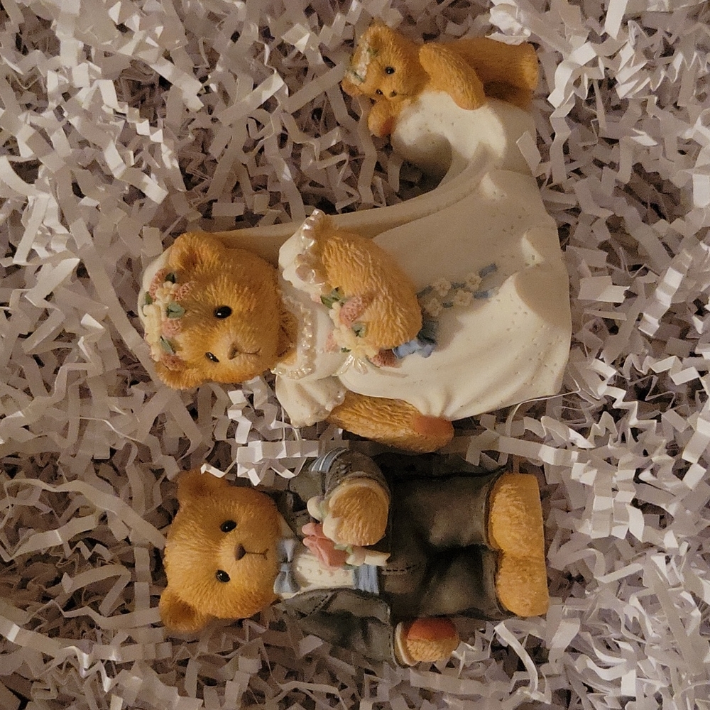 Bride and Groom Cherished Teddies